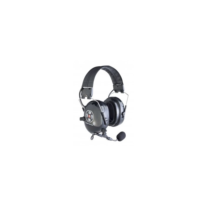 Bluetooth heavy duty headset, direct keying, Level dependent, 2 devices. Silentex (Natural XPB) 2BT A