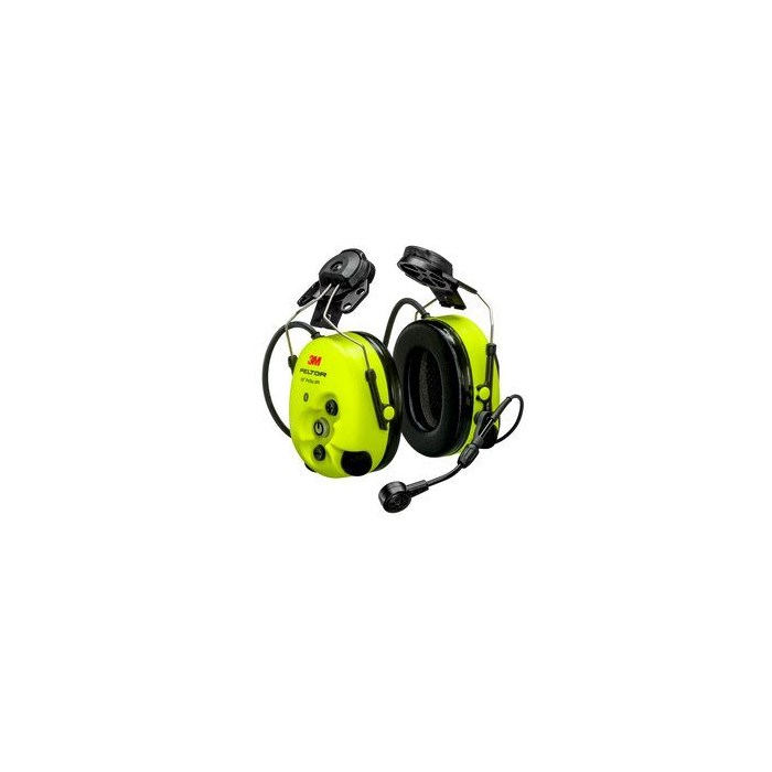 3M™ PELTOR™ WS ProTac XPI Level Dependent Bluetooth® Headset MT15H7P3EWS6-111, FLX2, Helmet Attached, Yellow, NRR 26 dB, CSA A