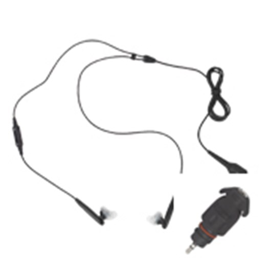 1.15 DIO ACCESSORY-EARPIECE,BLACK OVERT AUDIO KIT FOR FAST PTT